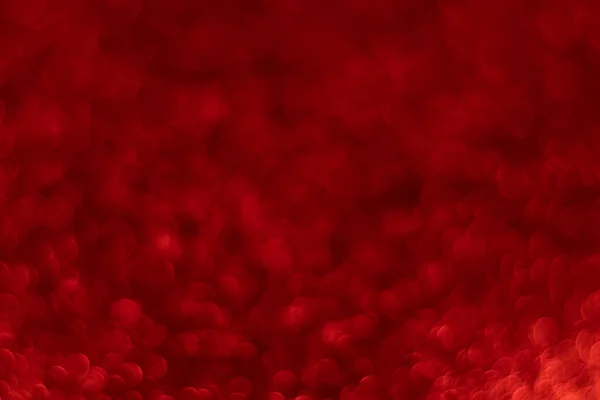 Rojo Brillante Brillo Fondo Bokeh Navidad Abstracta Textura Desenfocada Luces — Foto de Stock