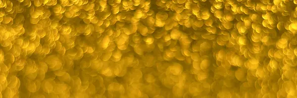 Brilho Brilhante Dourado Bokeh Fundo Textura Natal Luzes Férias Cabeçalho — Fotografia de Stock