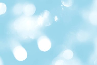 Mavi arka plan bulanık ışık