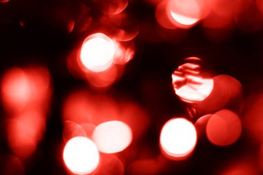 Bulanık ışıklar kırmızı arka plan