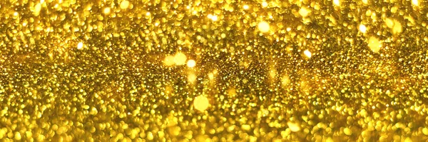 Banner de fondo bokeh brillo brillante dorado — Foto de Stock