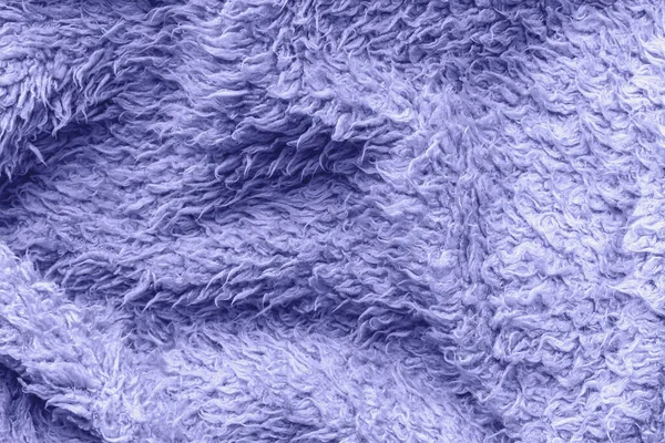 Muito peri, fundo de tecido fofo violeta — Fotografia de Stock