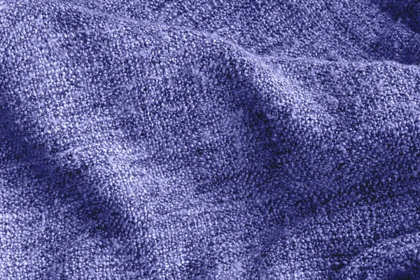 Тенденційна Концепція Кольору 2022 Році Фіолетово Блакитна Лавандова Язана Тканина — стокове фото