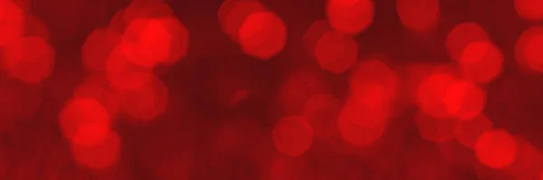 Brillo Rojo Brillante Fondo Bokeh Textura Navidad Luces Vacaciones Cabecera — Foto de Stock