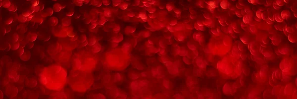 Red sparkling glitter bokeh background banner — Stock Photo, Image