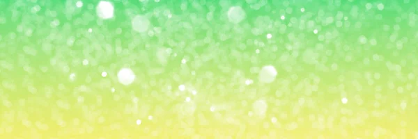 Zomer Groene Glitter Bokeh Achtergrond Banner Textuur Abstracte Gedeconcentreerde Lichten — Stockfoto