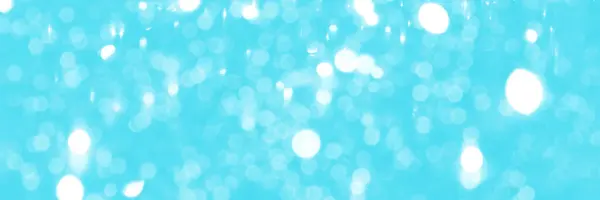 Bright Blue Sparkling Glitter Bokeh Background Banner Texture Abstract Defocused — Stock Photo, Image