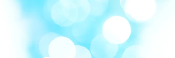 Bright blue sparkling glitter bokeh background banner — Photo