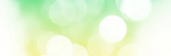 Summer green sparkling glitter bokeh background banner — Photo