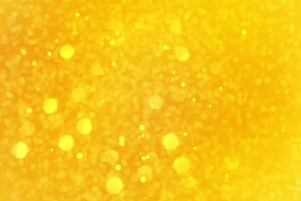 Élénk sárga csillogó bokeh háttér — Stock Fotó