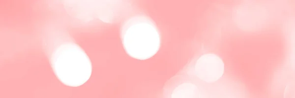 Blurred Lights Pink Background Banner Texture Abstract Bokeh Soft Light — ストック写真