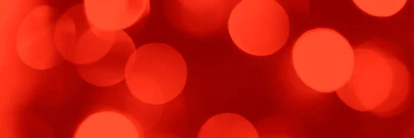 Blurred Lights Red Background Banner Texture Abstract Bokeh Soft Light —  Fotos de Stock