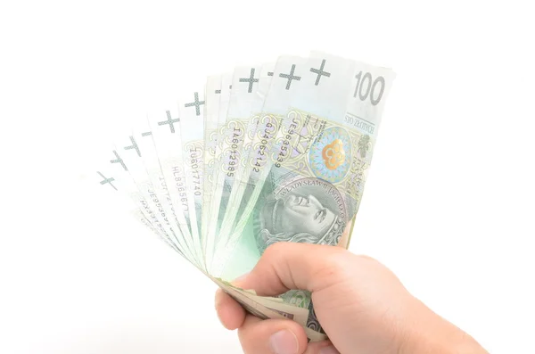 Lengyel valuta bankjegyek — Stock Fotó