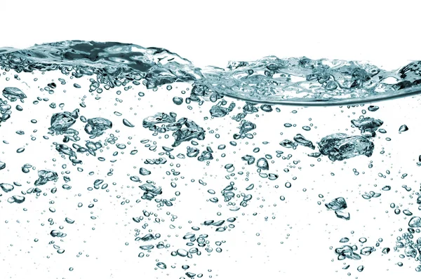 Beyaz üzerine izole hava kabarcıkları