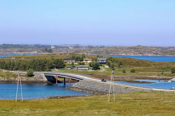 Paesaggio Sull Isola Smoela Situato Nella Parte Centrale Della Norvegia — Foto Stock