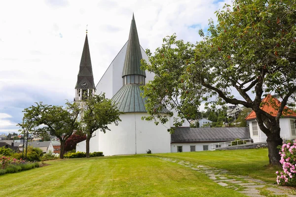 Molde Cathedral Molde Domkirke Кафедральный Собор Норвежской Церкви Муниципалитете Мольде — стоковое фото