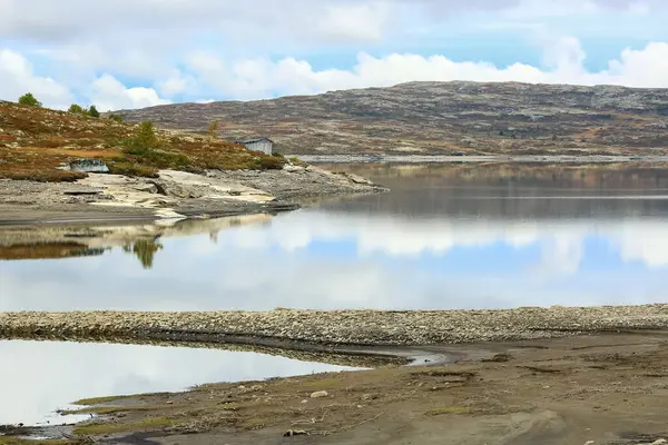 Vista Sul Lago Stor Sverje Situato Nel Comune Kvikve Luogo — Foto Stock