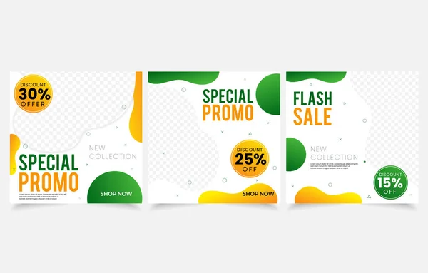 Special Försäljning Flash Försäljning Stor Försäljning Promo Nya Ankomst Sociala — Stock vektor