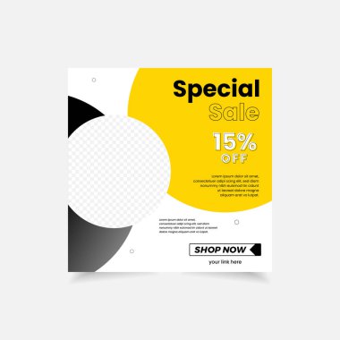 özel satış flaşı tasarımı sosyal medya vektörü düzenlenebilir afiş broşürü afişi yeni ürün ve daha fazlası için.