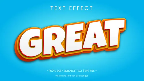 Text Effect Editable Eps File Looks Promotion Advertising Website More — Archivo Imágenes Vectoriales