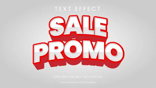 Text Effect Editable Eps File Looks Promotion Advertising Website More — Archivo Imágenes Vectoriales