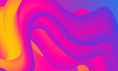 İniş sayfası broşürü broşürü, afiş telefonu uygulaması ve daha fazlası için en iyi 3D sıvı soyut arkaplan