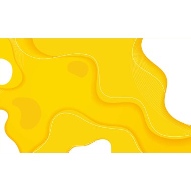 sıvı şekilli geometrik sarı modern tasarım web sitesi iniş sayfası broşürü broşürü broşürü için soyut arkaplan ve daha fazlası için telefon uygulaması