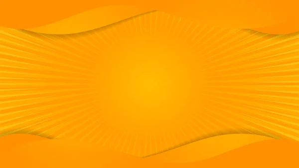 Liquid Shape Gradient Yellow Orange Sunburst Effect Design Best Website — Stock Vector