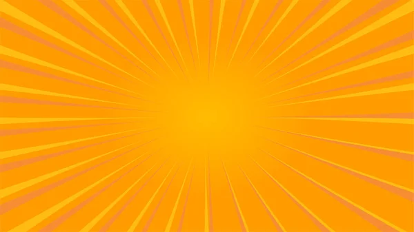 Gradient Gelb Orange Sunburst Effekt Design Besten Für Website Landing — Stockvektor