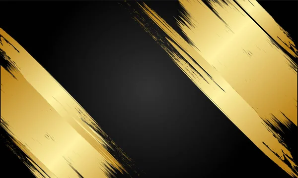 siyah arkaplan altın fırça etkisi