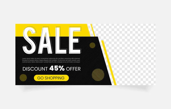 Produkt Promo Verkauf Vorlage Banner Design Besten Für Website Landing — Stockvektor