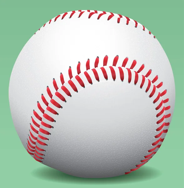 Vecteur de balle de baseball réaliste eps 8 — Image vectorielle