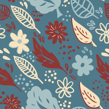 vektör yaprak arka plan tasarımı