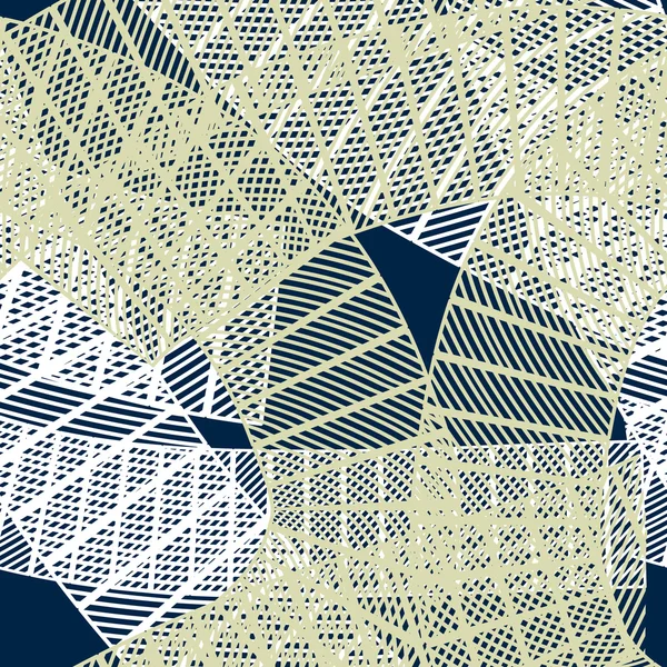 Patrón geométrico abstracto sin costuras — Vector de stock