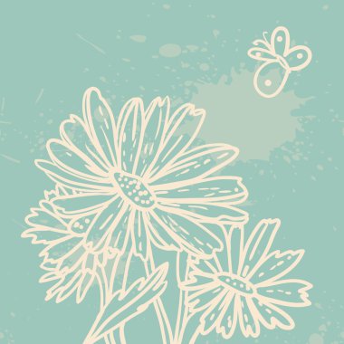 romantik çiçek arka plan