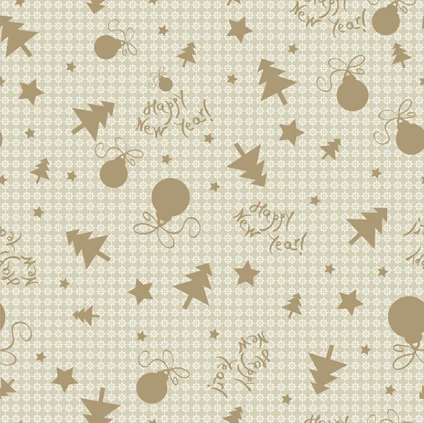 Christmas seamless pattern, wallpaper — Stock Vector