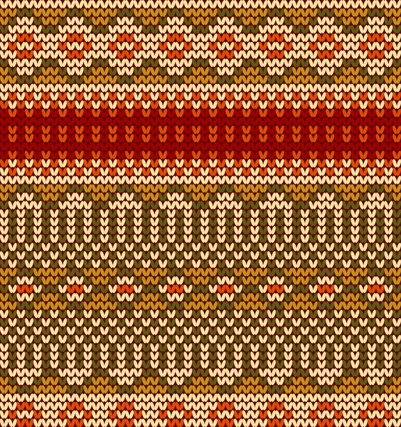 Modèle de tricot sans couture — Image vectorielle