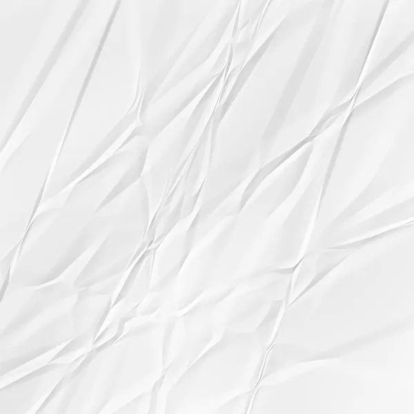 Textura papel blanco arrugado, fondo de papel — Foto de Stock