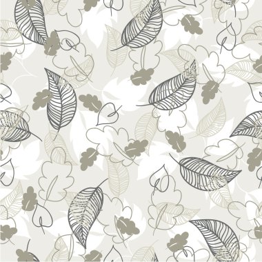 Dikişsiz yaprağı deseni.