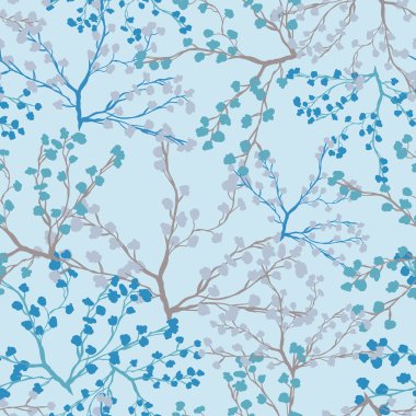 Dikişsiz çiçek desenli klasik duvar kağıdı arka plan