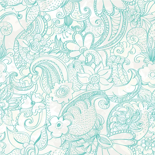 Textura perfecta con flores. Patrón floral sin fin. Fondo con flores textura grunge con flores — Archivo Imágenes Vectoriales