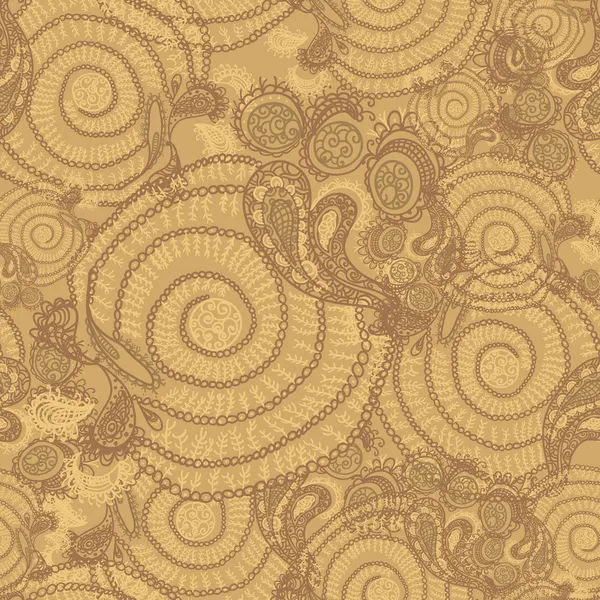 Padrão sem costura floral, textura interminável com flores. Fundo vetorial para design têxtil em estilo vintage. Papel de parede, fundo — Vetor de Stock