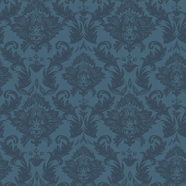 Fondo vintage sin costuras Fondo vectorial para diseño textil. Fondo de pantalla, fondo, patrón barroco — Vector de stock