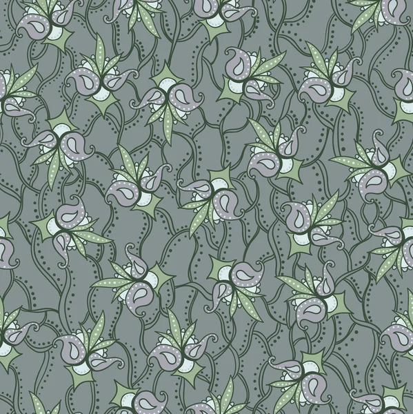 Modèle vectoriel floral sans couture, Fond d'écran, Fond d'écran vectoriel — Image vectorielle