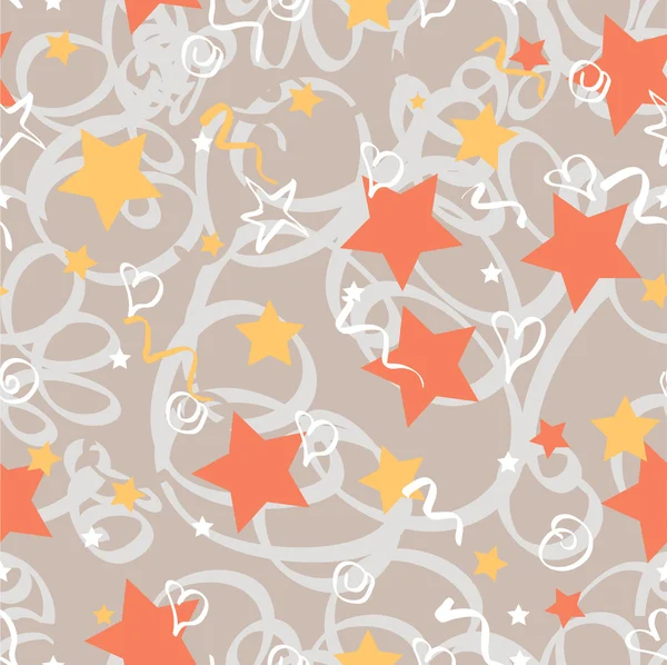 Abstract pattern with the stars — Stock Vector