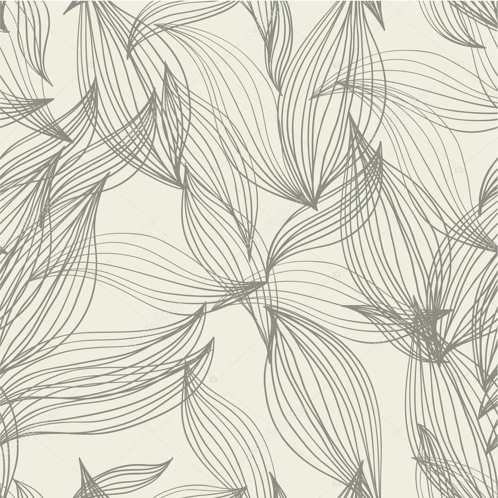 Floral seamless pattern, background for textile design in vintage style. Wallpaper, background. A seamless leaf pattern.