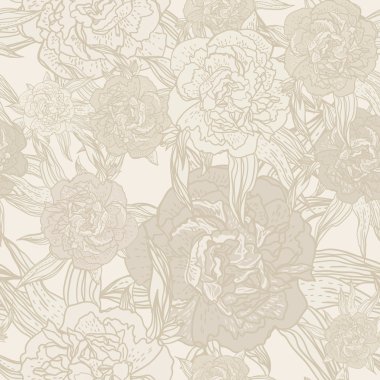 Dikişsiz Şakayık desen