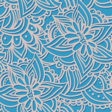 çiçekler ile sorunsuz doku.