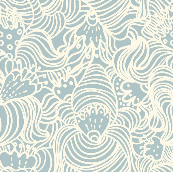 Textura con flores abstractas — Archivo Imágenes Vectoriales