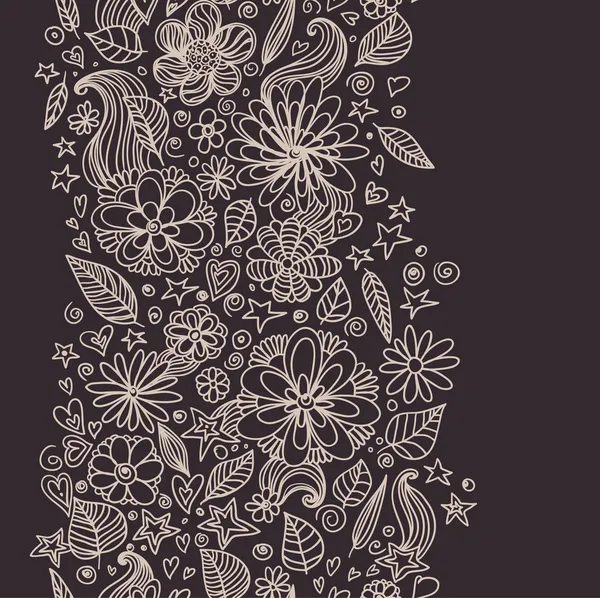 Fondo con flores — Vector de stock